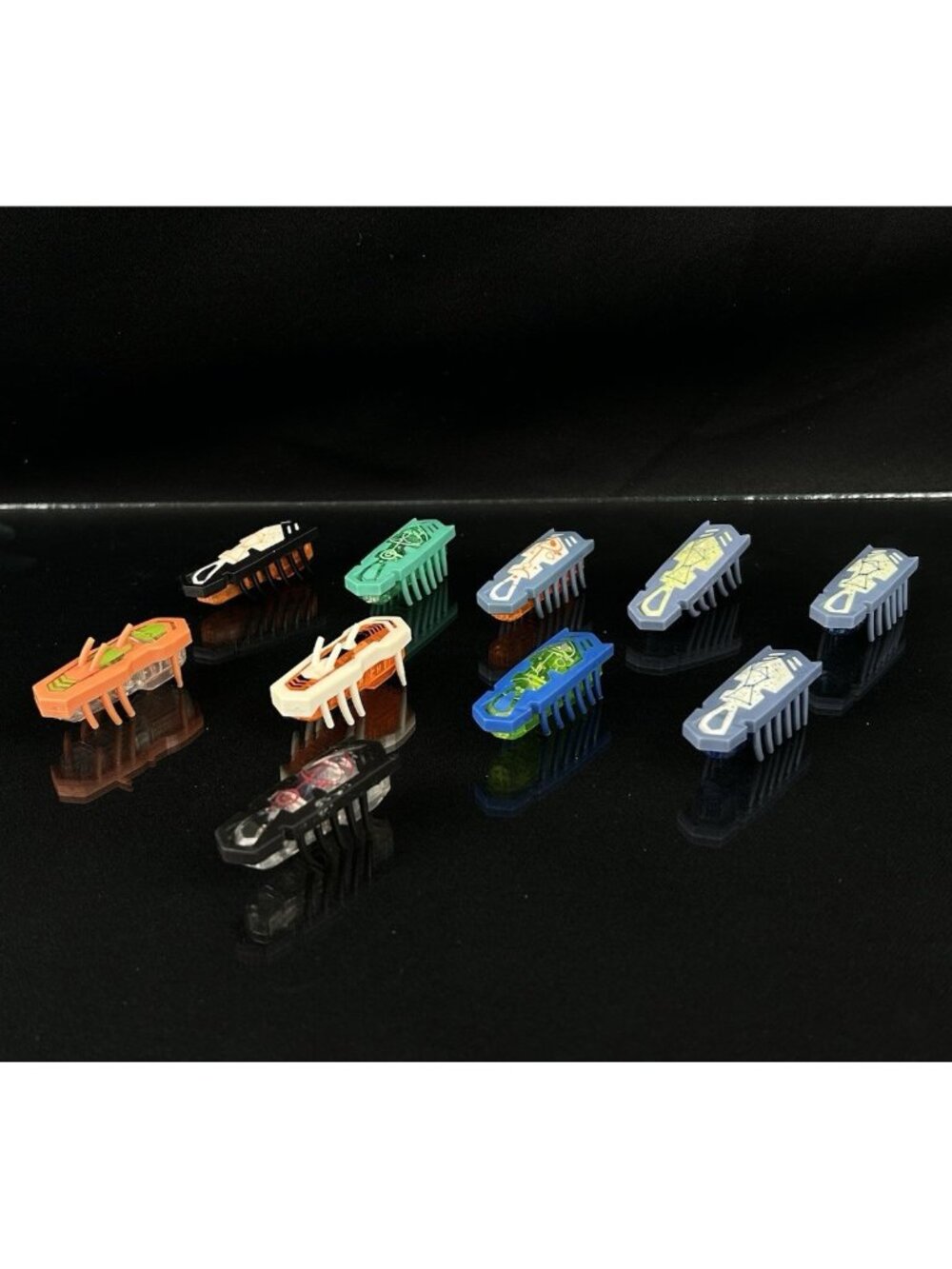 Hexbug Nano Lot of 10 Includes 4 Glow in the Dark Bugs **Tested Works**